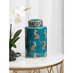 Ваза фарфоровая с крышкой Leopard Ccollection варинант исполнения - 3 | Loft Concept в Орле