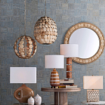 Люстра в форме шара с декором из круглых декоративных элементов Texture Discs варинант исполнения - 4 | Loft Concept в Орле