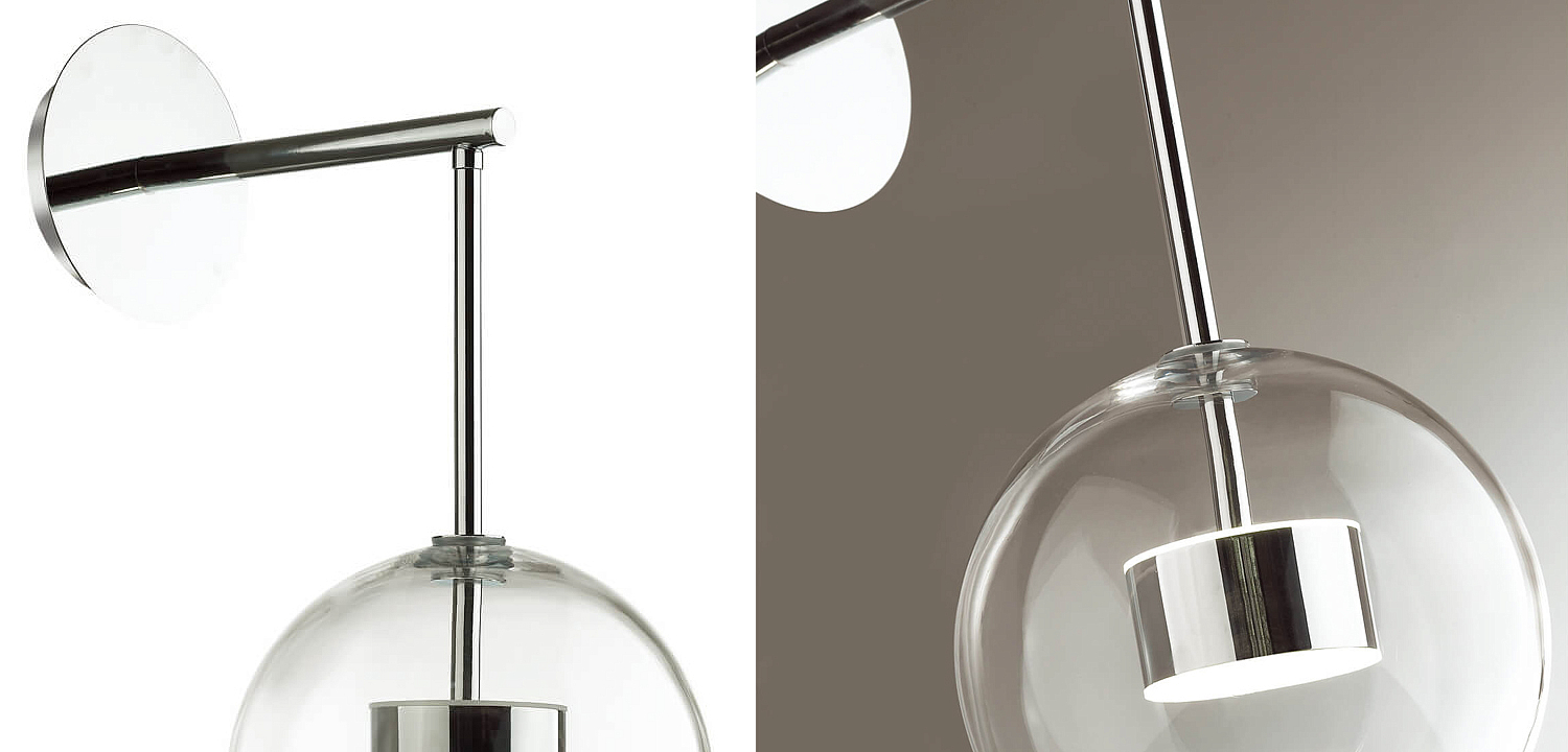 Бра Transparent Bubble Sconce chromium Бра Transparent Bubble Sconce chromium - Loft-Concept в Орле