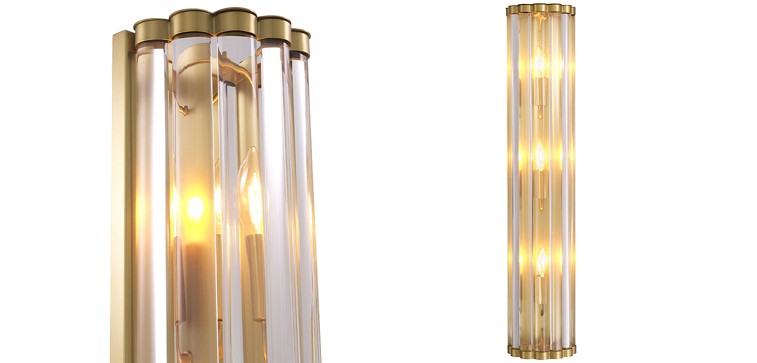 Бра Eichholtz Wall Lamp Amalfi Brass Бра Eichholtz Wall Lamp Amalfi Brass - Loft-Concept в Орле