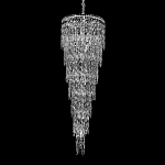 Люстра многоярусная каскадная с хрустальными подвесками Roul Crystal Light варинант исполнения - 3 | Loft Concept в Орле