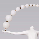 Торшер черно-белая статуэтка Девушка Girl Carries Light Balls варинант исполнения - 3 | Loft Concept в Орле