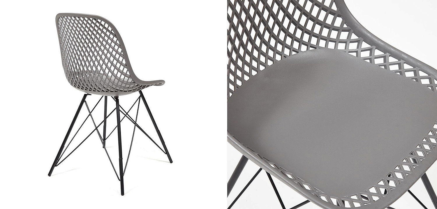 Стул DSR mesh gray Стул DSR mesh gray - Loft-Concept в Орле