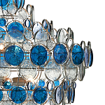 Люстра с каскадом из круглых декоративных элементов Harmony of Light варинант исполнения - 1 | Loft Concept в Орле