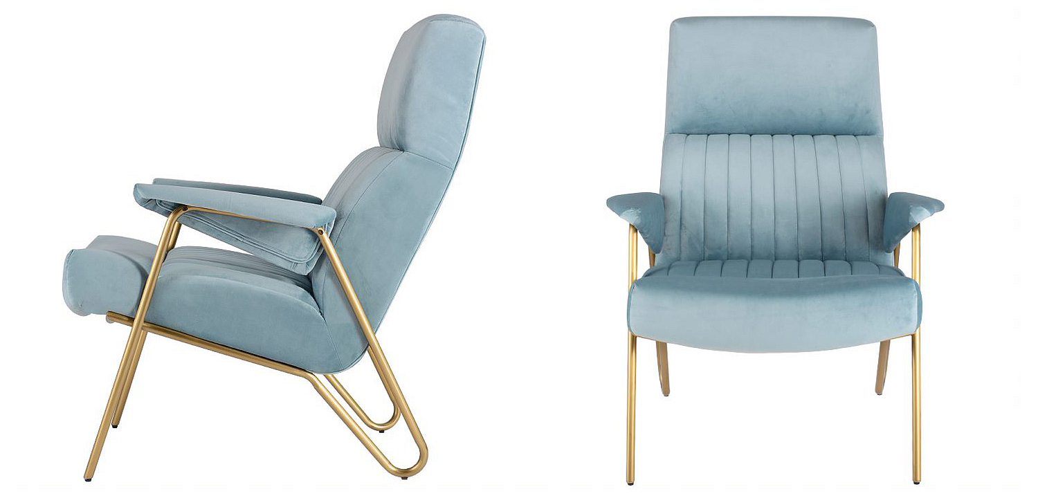 Кресло Solonar light blue Кресло Solonar light blue - Loft-Concept в Орле