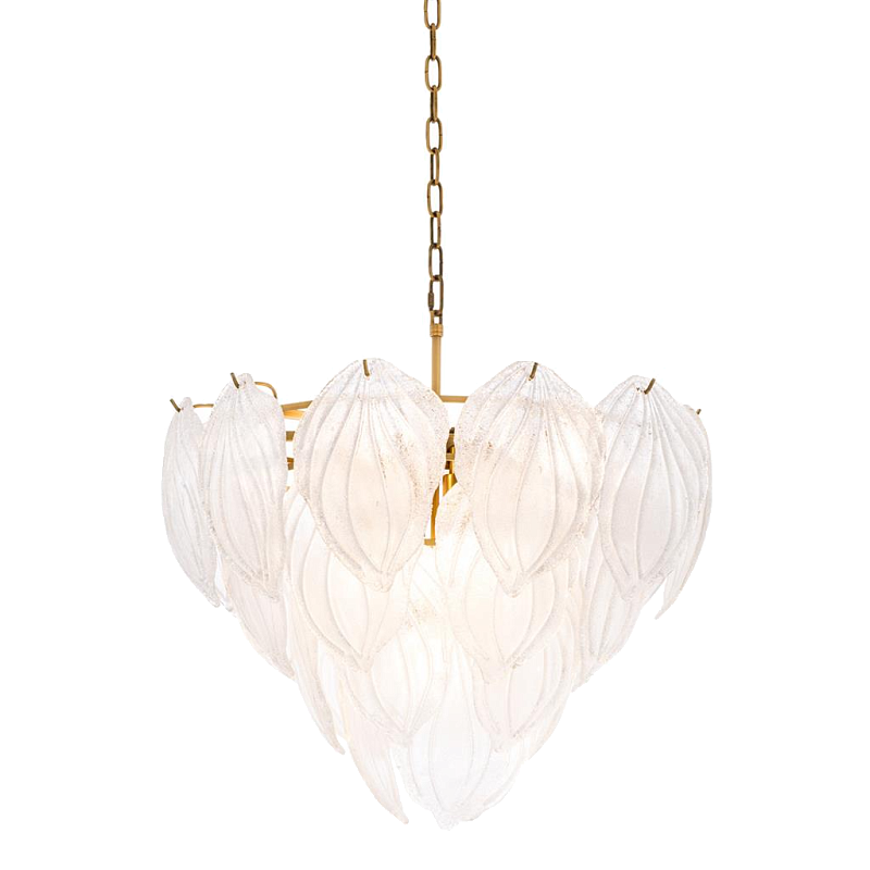 Люстра Chandelier Novida Латунь Античная полированная Прозрачный Люстра Chandelier Novida Латунь Античная полированная Прозрачный в Орле | Loft Concept