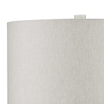 Настольная лампа мраморная с тканевым цилиндрическим абажуром Sharpened варинант исполнения - 2 | Loft Concept в Орле