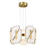 Люстра с мраморными вставками Marble Plates варинант исполнения - 2 | Loft Concept в Орле