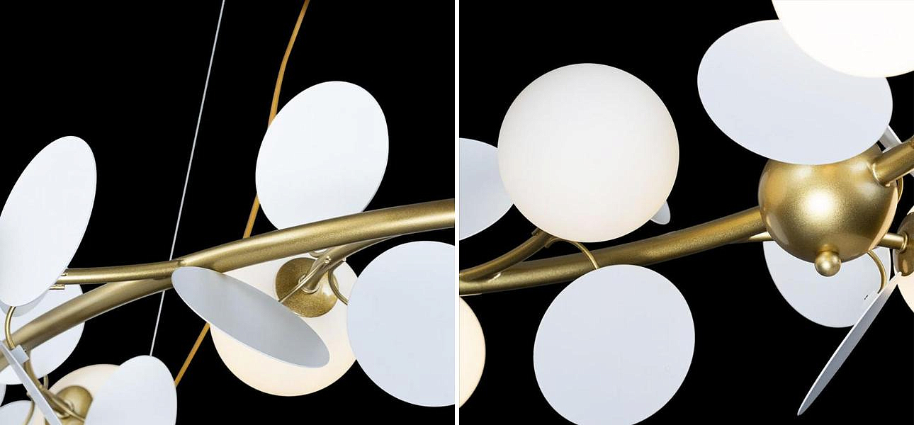 Люстра MATISSE Chandelier White диаметр 130 Люстра MATISSE Chandelier White диаметр 130 - Loft-Concept в Орле