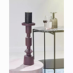 Подсвечник фигурный сливовый Bright Accent 35 см варинант исполнения - 4 | Loft Concept в Орле