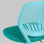 Яркий компьютерный стул Tropica Turquoise варинант исполнения - 6 | Loft Concept в Орле