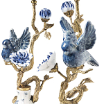 Подсвечник Candleholder Birds Atlanta Set 2 Pcs варинант исполнения - 3 | Loft Concept в Орле