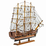 Декоративная модель деревянного парусника With The low варинант исполнения - 2 | Loft Concept в Орле