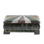 Шкатулка для денег с мозаикой из натуральных камней Stone Casket варинант исполнения - 2 | Loft Concept в Орле