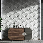 Гипсовая 3D Панель Aura варинант исполнения - 2 | Loft Concept в Орле