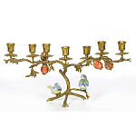 Бронзовый подсвечник на 7 свечей Eden Garden варинант исполнения - 4 | Loft Concept в Орле