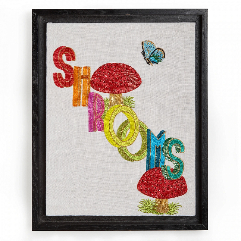 Панно Jonathan Adler Shrooms Beaded Wall Art Мульти в Орле | Loft Concept 
