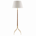 Торшер на изогнутых ножках с конусовидным тканевым абажуром Rotation варинант исполнения - 2 | Loft Concept в Орле