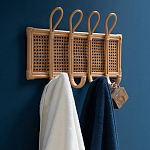 Настенная вешалка из ротанга Wila Wall Hanger M варинант исполнения - 7 | Loft Concept в Орле