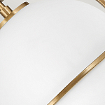 Потолочный светильник с плафоном в форме белого матового шара Hinkley варинант исполнения - 18 | Loft Concept в Орле