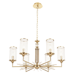 Люстра с 6-ю цилиндрическими стеклянными плафонами Jeanette варинант исполнения - 4 | Loft Concept в Орле