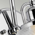 Бра с прозрачным рифленым плафоном в форме колокола Quoizel варинант исполнения - 3 | Loft Concept в Орле