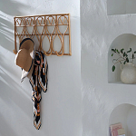 Настенная вешалка из ротанга Wila Wall Hanger L варинант исполнения - 2 | Loft Concept в Орле