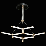 Люстра с геометрической конструкцией из вытянутых цилиндрических плафонов Hex Scaffold  варинант исполнения - 3 | Loft Concept в Орле