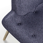 Мебельная ткань Шенилл синий цвет 138 см T4-33 варинант исполнения - 3 | Loft Concept в Орле