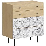 Комод с принтом на ящиках Elise Chest of Drawers варинант исполнения - 14 | Loft Concept в Орле
