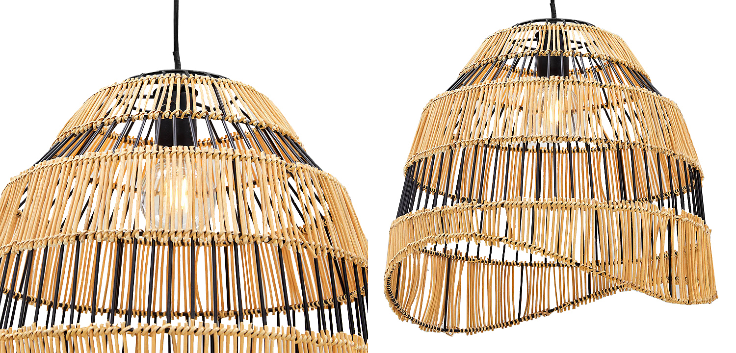 Люстра с плетеным абажуром Narayan Wicker Chandelier Люстра с плетеным абажуром Narayan Wicker Chandelier - Loft-Concept в Орле