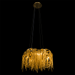 Люстра подвесная круглая с изогнутыми металлическими дугами и ниспадающими цепочками 65 см Atlantis Chain варинант исполнения - 5 | Loft Concept в Орле