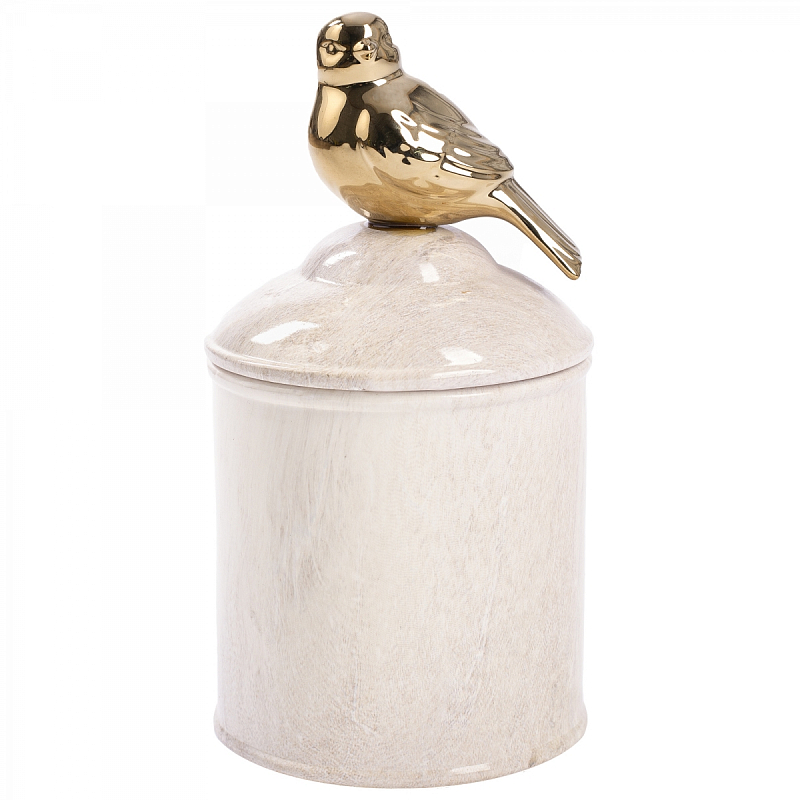 Ваза c крышкой Marble Bird Ваза c крышкой Marble Bird в Орле | Loft Concept