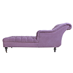 Кушетка фиолетовая с мягкой обивкой из велюра Michael Couch варинант исполнения - 2 | Loft Concept в Орле