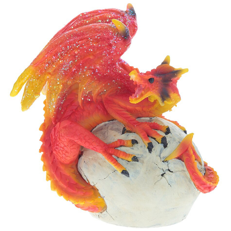Декоративная статуэтка Дракон Red Yellow Dragon Statuette Красный Желтый Бежевый Мульти Декоративная статуэтка Дракон Red Yellow Dragon Statuette Красный Желтый Бежевый Мульти в Орле | Loft Concept
