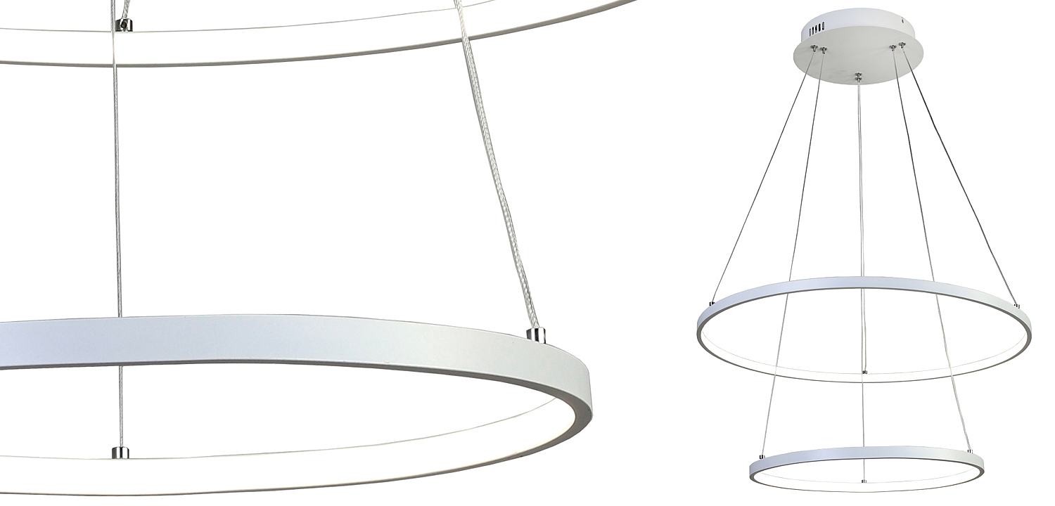 Люстра Ring Horizontal Double white 60+40 Люстра Ring Horizontal Double white 60+40 - Loft-Concept в Орле