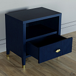 Прикроватная тумбочка с полкой Elsa Dreams Blue варинант исполнения - 2 | Loft Concept в Орле