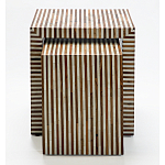 Комплект приставных столиков Stripes Set of tables Beige варинант исполнения - 2 | Loft Concept в Орле