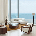 Кресло Avalon White Boucle из массива ореха варинант исполнения - 9 | Loft Concept в Орле