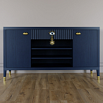 Комод-буфет Elsa Dreams Blue с открытыми полками   варинант исполнения - 5 | Loft Concept в Орле