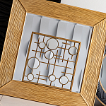 Зеркало квадратное в фактурной раме Pattern варинант исполнения - 5 | Loft Concept в Орле