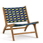 Кресло низкое из массива тика Barbados варинант исполнения - 1 | Loft Concept в Орле