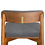 Барный стул из массива ясеня с обивкой из рогожки Elegant Ash варинант исполнения - 5 | Loft Concept в Орле