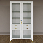 Дизайнерский шкаф витрина Elsa Dreams White с 4-мя ящиками варинант исполнения - 1 | Loft Concept в Орле