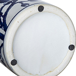 Ваза цилиндрической формы с крышкой и синим цветочным узором на белом фоне Blue & White Ornament варинант исполнения - 3 | Loft Concept в Орле