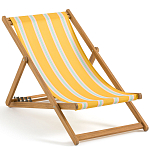 Шезлонг из акации и ткани Argentina варинант исполнения - 3 | Loft Concept в Орле