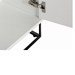 Стеллаж книжный белый с 3-мя открытыми полками и дверкой Strict Lines варинант исполнения - 4 | Loft Concept в Орле