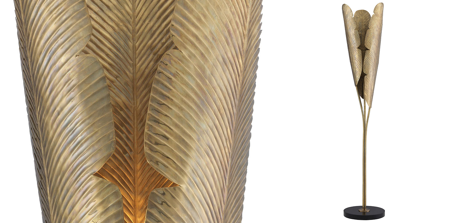 Торшер Eichholtz Floor Lamp Plantain Торшер Eichholtz Floor Lamp Plantain - Loft-Concept в Орле