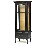 Витрина однодверная с ящиком и 3-мя полками из массива березы Vintage варинант исполнения - 2 | Loft Concept в Орле