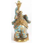 Фарфоровый подсвечник Слон с эмоцией Fluens варинант исполнения - 5 | Loft Concept в Орле